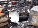 Wohnwagen ausgebrannt Koeln Muelheim Muelheimer Ring Piccoloministr P035